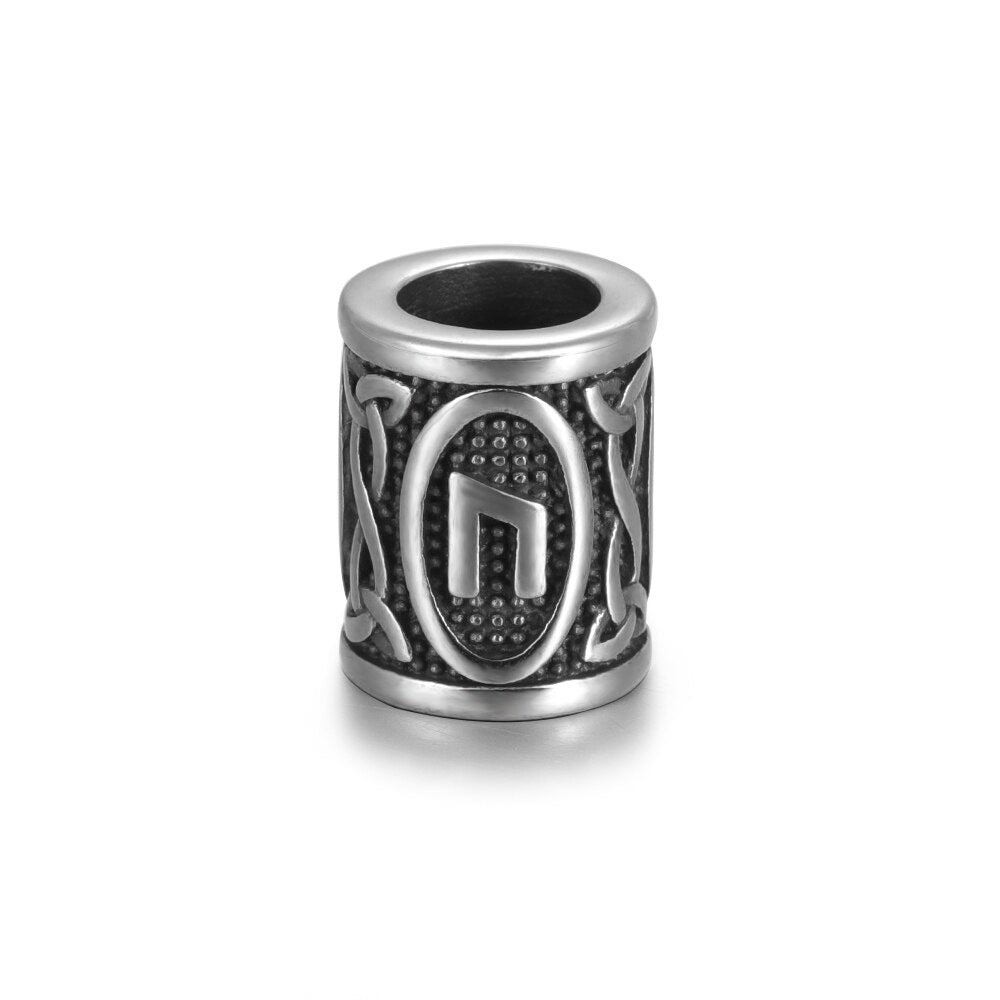 Uruz Rune Steel Bead