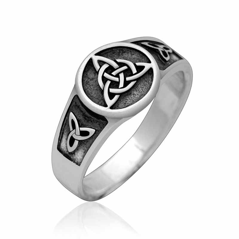 Viking Symbol Triquetra Ring