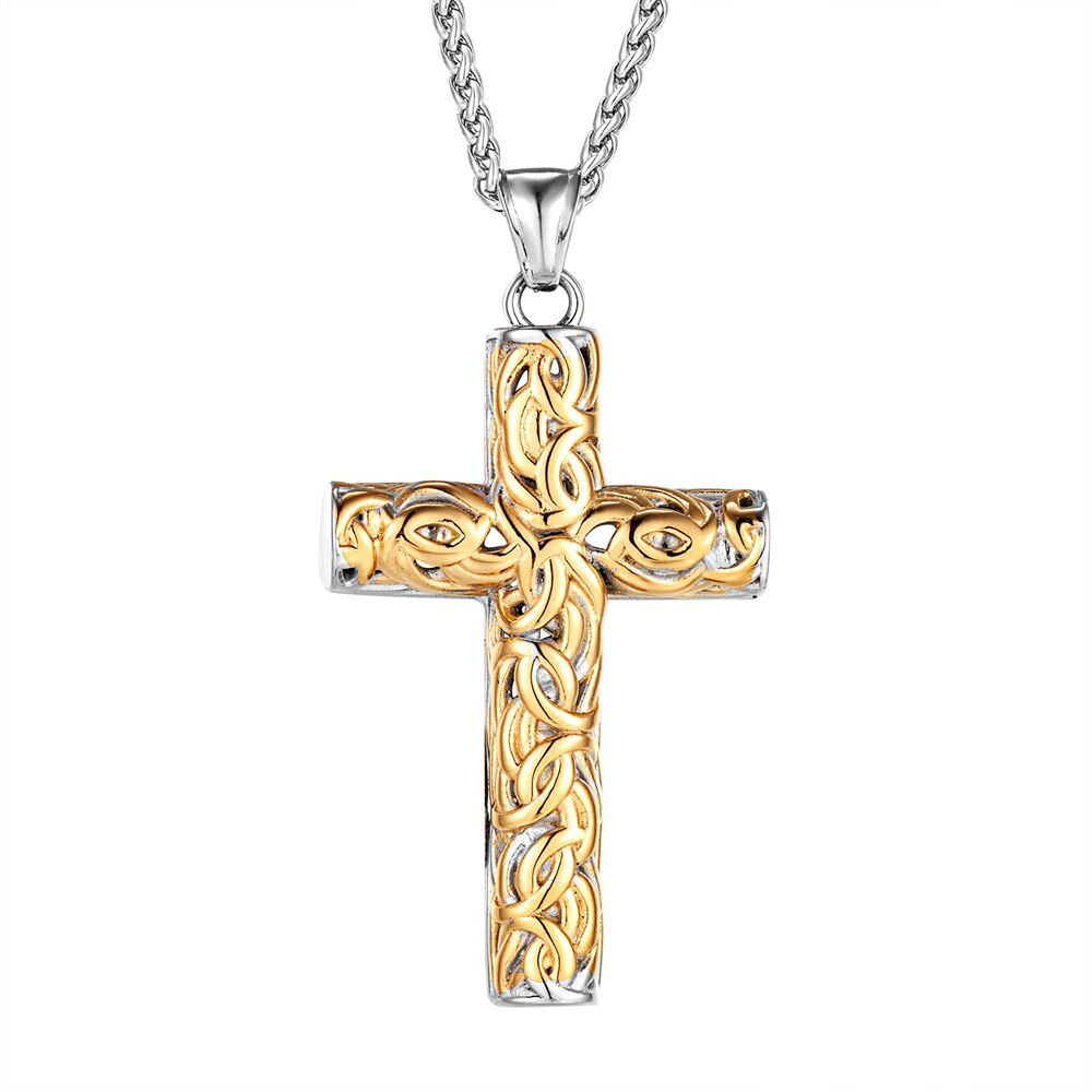 Celtic Cross Viking Necklace