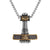 Viking Thor's Hammer And Runes Necklace