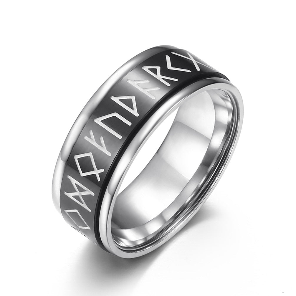 Viking Runic Alphabet Ring