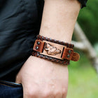 Fenrir Wolf Viking Bracelet