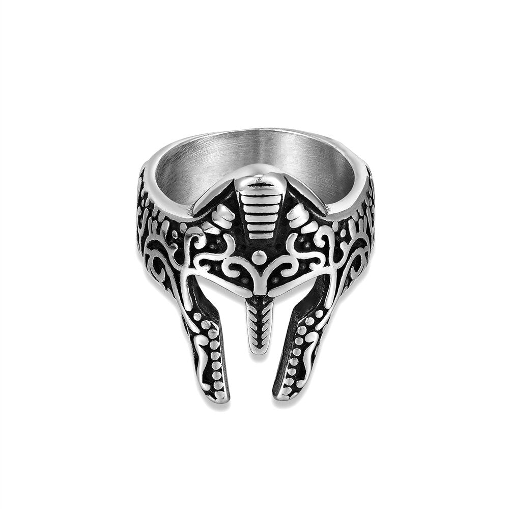 Viking Helmet Warrior Ring