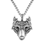 Fenrir Head Viking Necklace