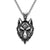 Fenrir Wolf Viking Necklace