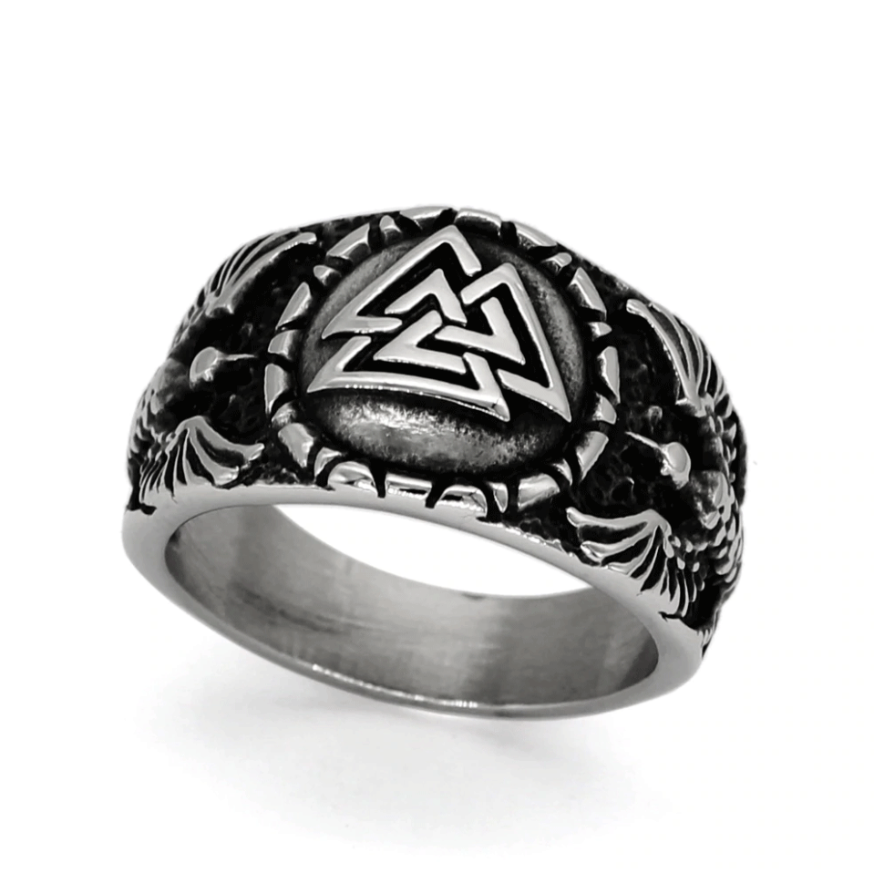 Valknut Viking Ring