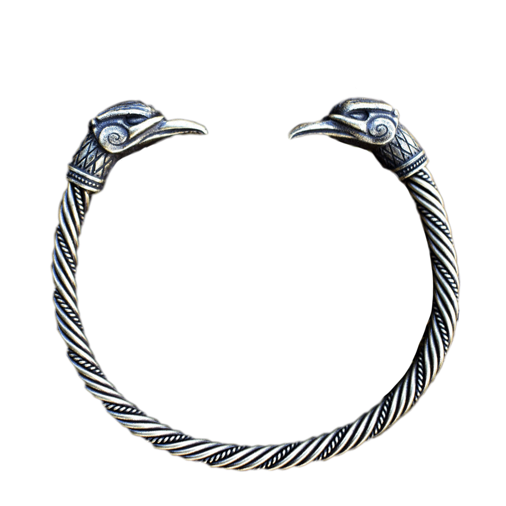 Raven viking bracelet