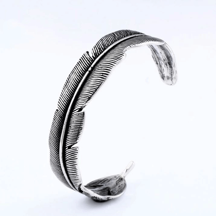 Munin Feather Viking Bracelet