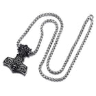 Mjolnir viking necklace