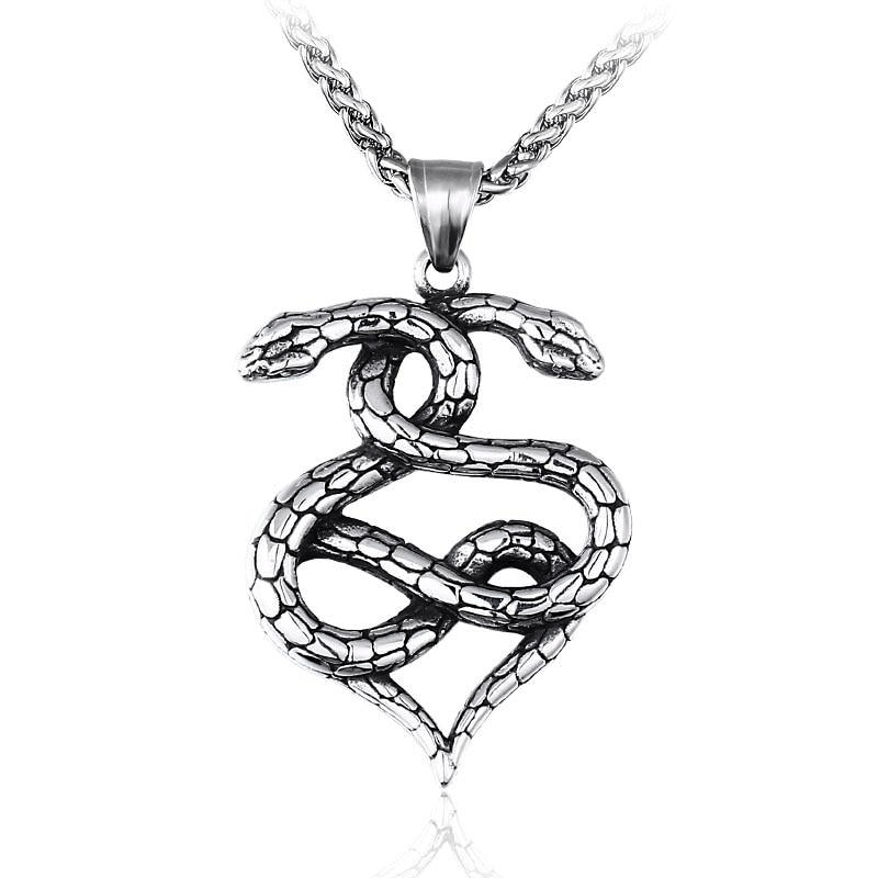 Viking Snake Jormungand Necklace