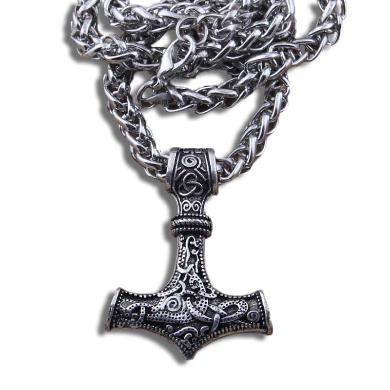 Thor's Hammer Viking Necklace