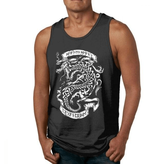 Midgard Serpent Bodybuilding Tank Top