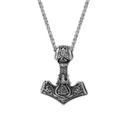 Thor's Hammer And Valknut Viking Necklace