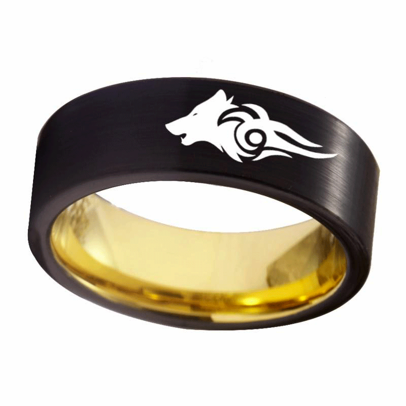 Fenrir Wolf Viking Ring