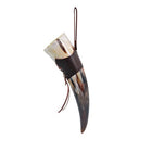 Drinking horn with belt clip