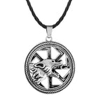 Fenrir Wolf Viking Necklace