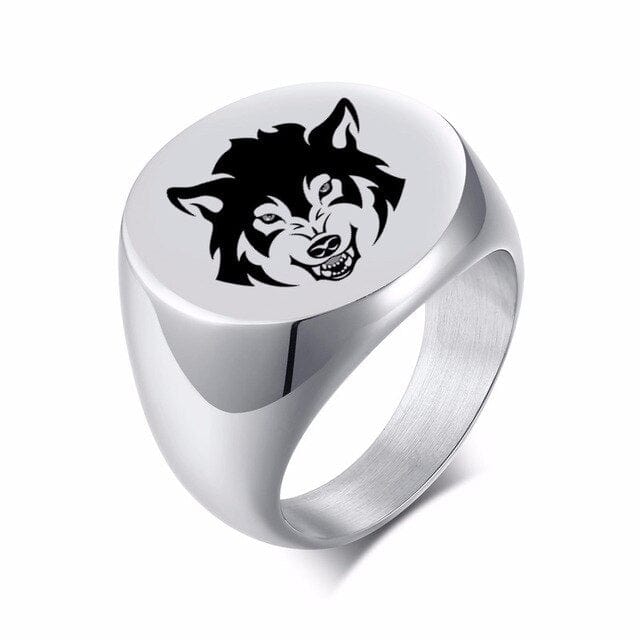 Fenrir Wolf Viking Ring