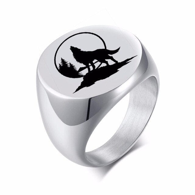 Fenrir Wolf Viking Ring