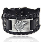 Fenrir Wolf Viking Bracelet