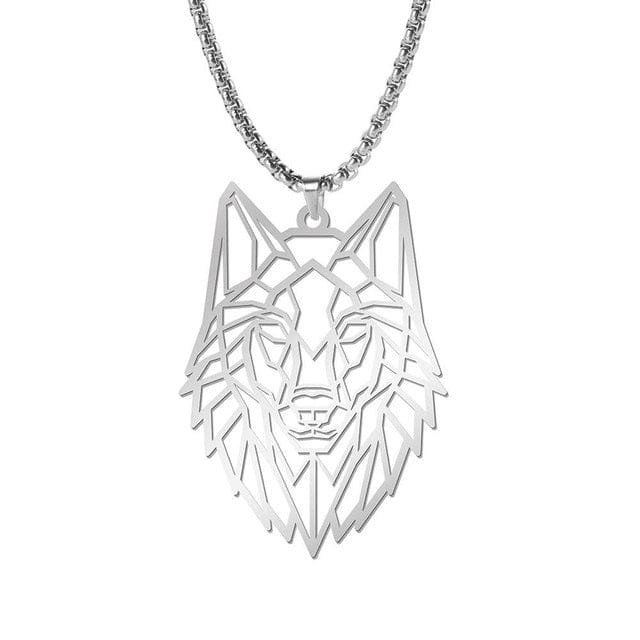 Fenrir Wolf Viking Necklace