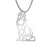 Fenrir Wolf Viking Necklace