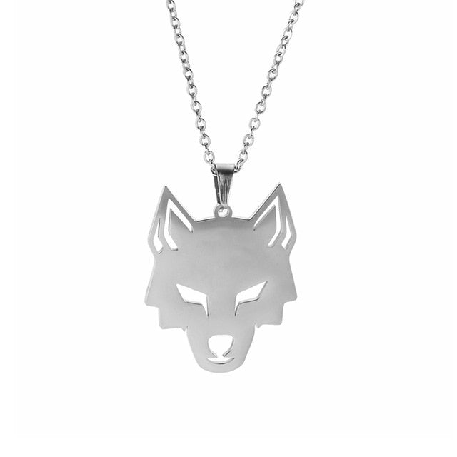 Fenrir Wolf Viking Necklace