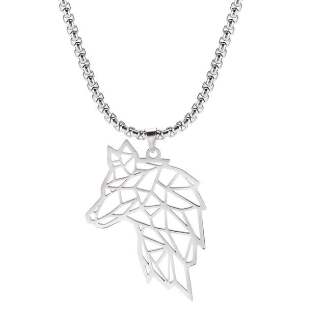 Fenrir Wolf Viking Necklace