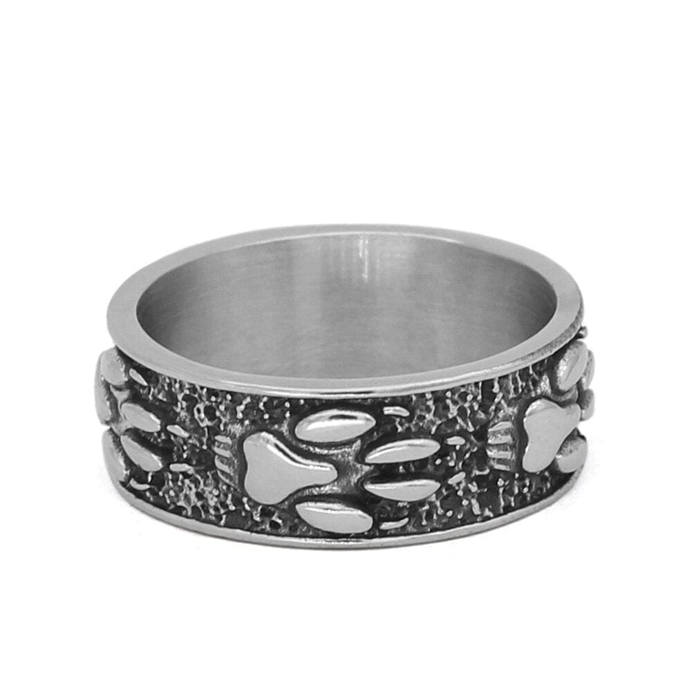 Wolf Paws Viking Ring