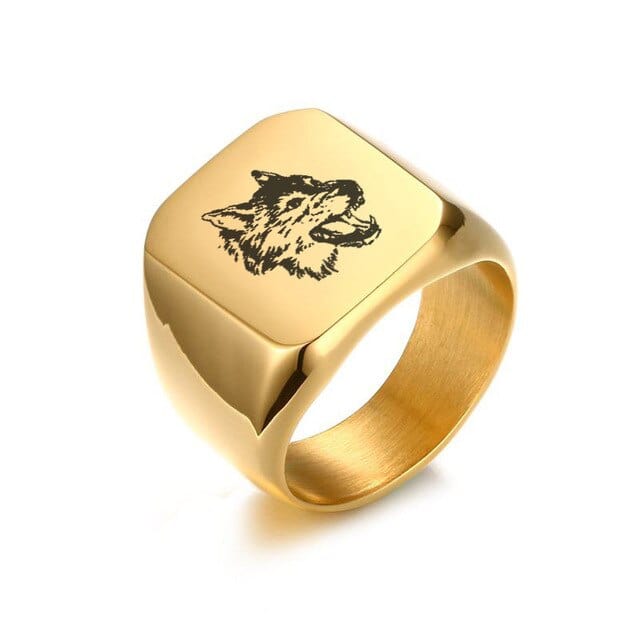 Fenrir Wolf Viking Ring