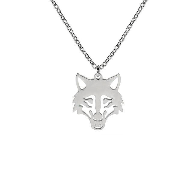 Fenrir Wolf Viking Necklace