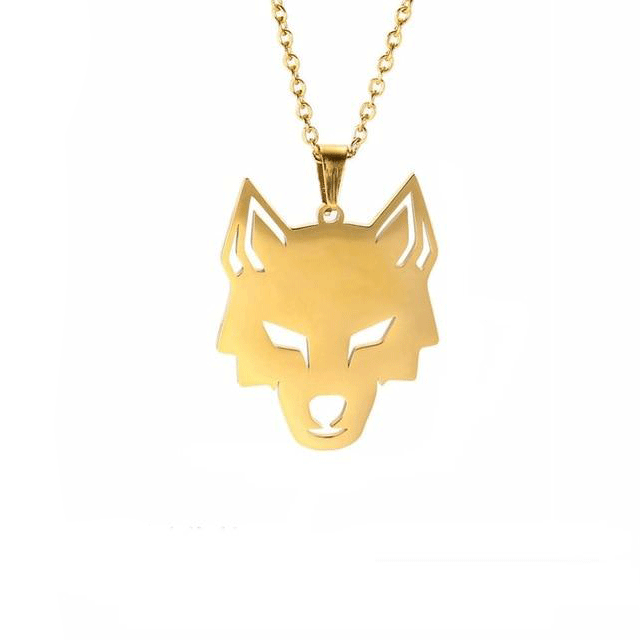 Fenrir Wolf Viking Necklace