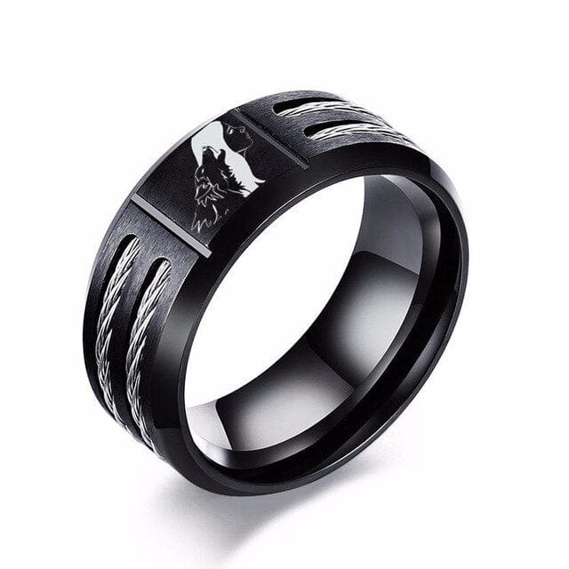 Fenrir Wolf Viking Ring