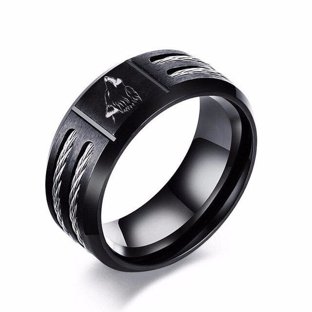 Fenrir Wolf Viking Ring