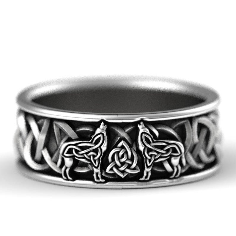 Viking Geri and Freki Ring