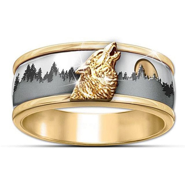 Fenrir Wolf Viking Ring