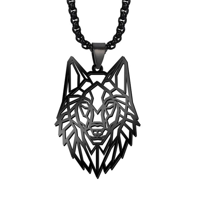 Fenrir Wolf Viking Necklace