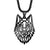 Fenrir Wolf Viking Necklace