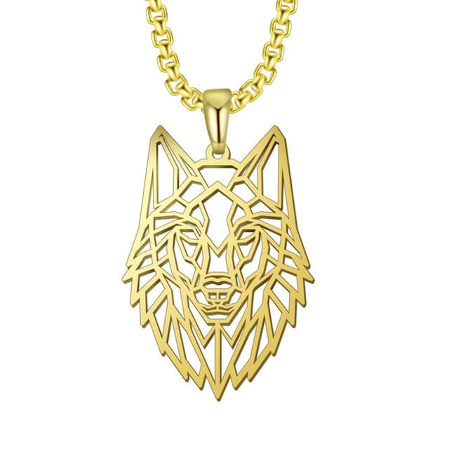 Fenrir Wolf Viking Necklace