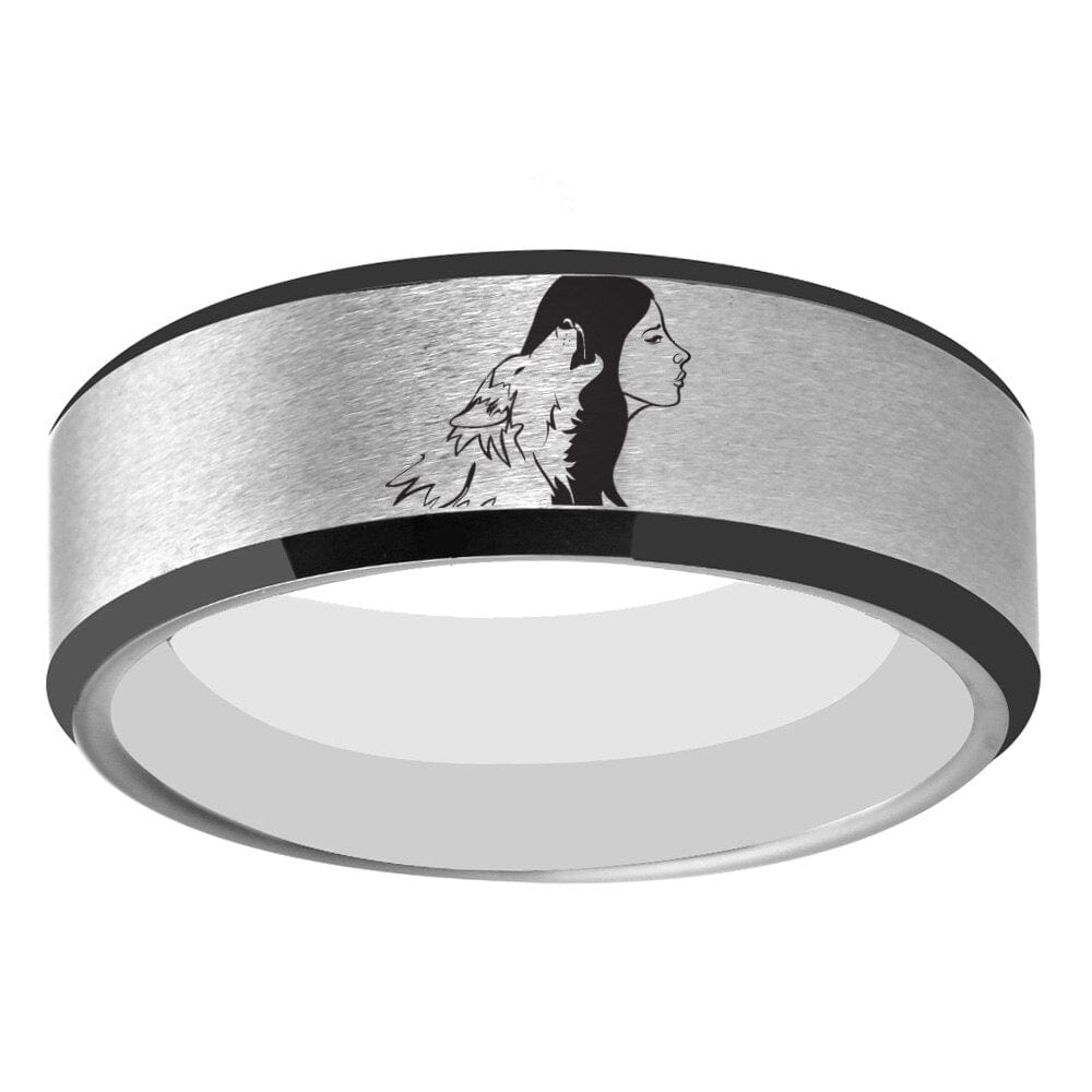 Fenrir Wolf Viking Ring