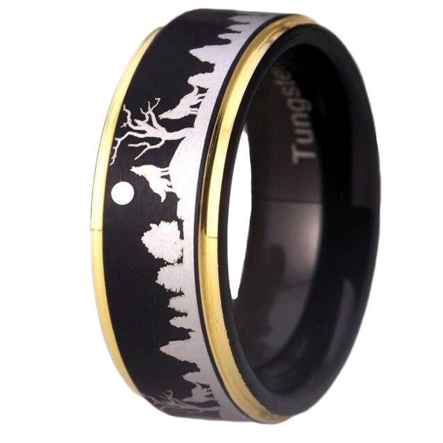 Fenrir Wolf Viking Ring