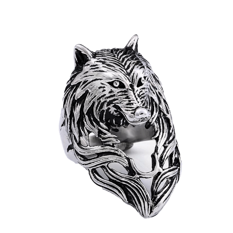 Fenrir Wolf Viking Ring