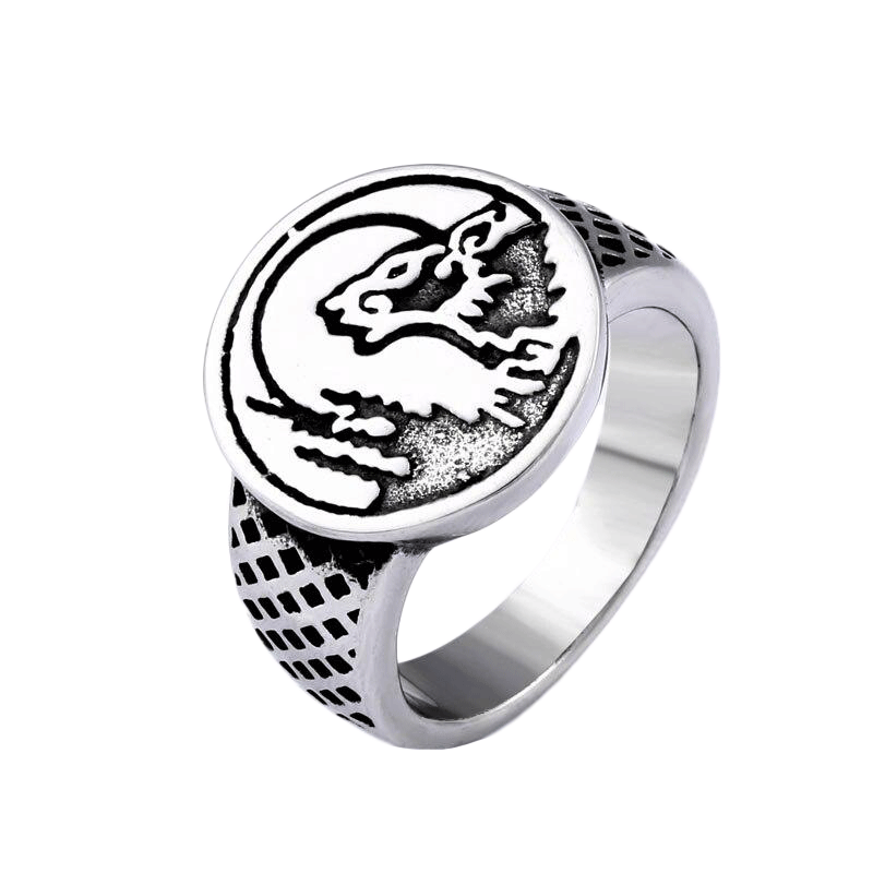 Fenrir Wolf Viking Ring