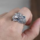 Fenrir Wolf Viking Ring