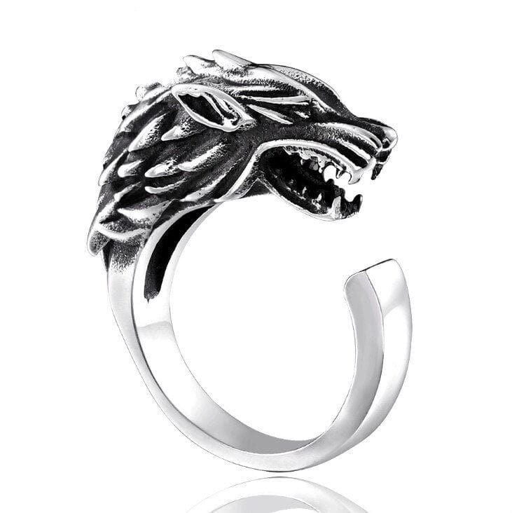 Fenrir Wolf Viking Ring