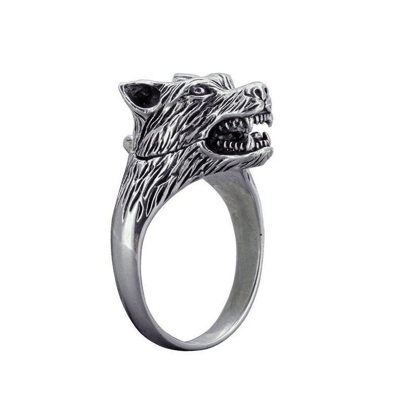 Fenrir Wolf Viking Ring