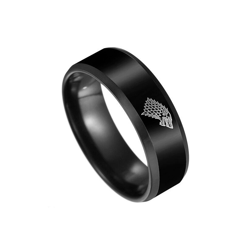 Fenrir Wolf Viking Ring