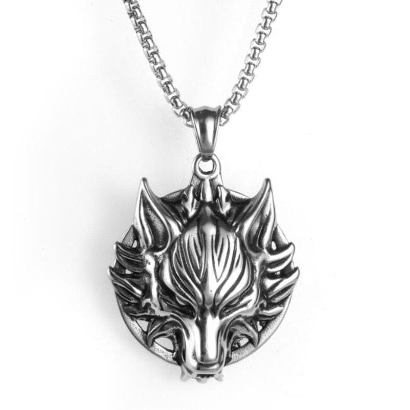 Fenrir Wolf Viking Necklace