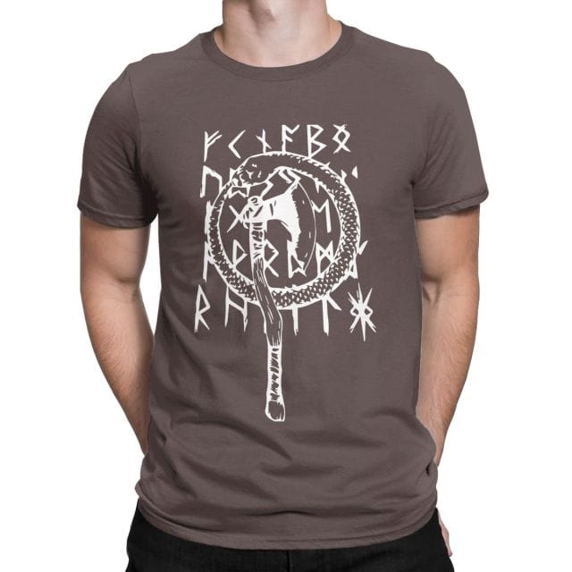 Viking Runes & Ax T Shirt