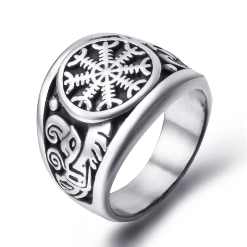 Aegishjalmur Viking Ring