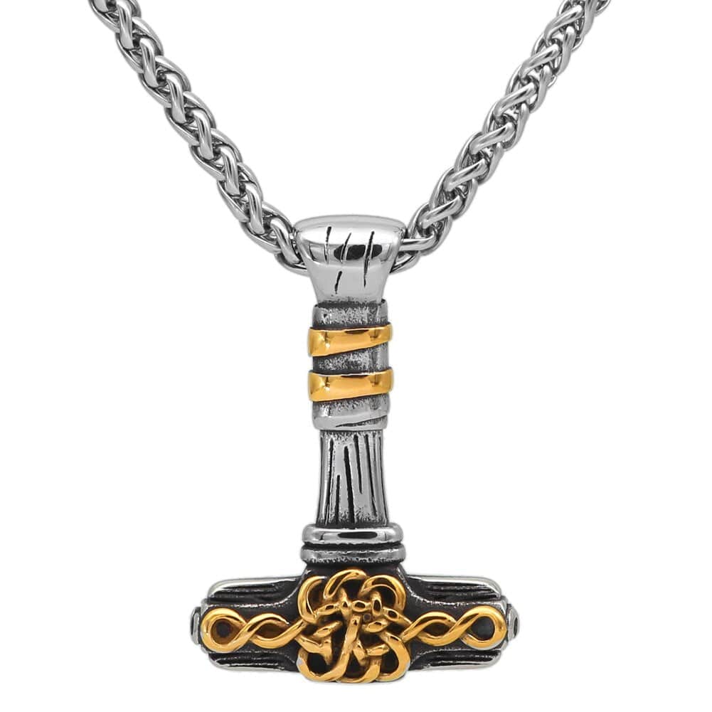 Thor's Hammer Viking Necklace